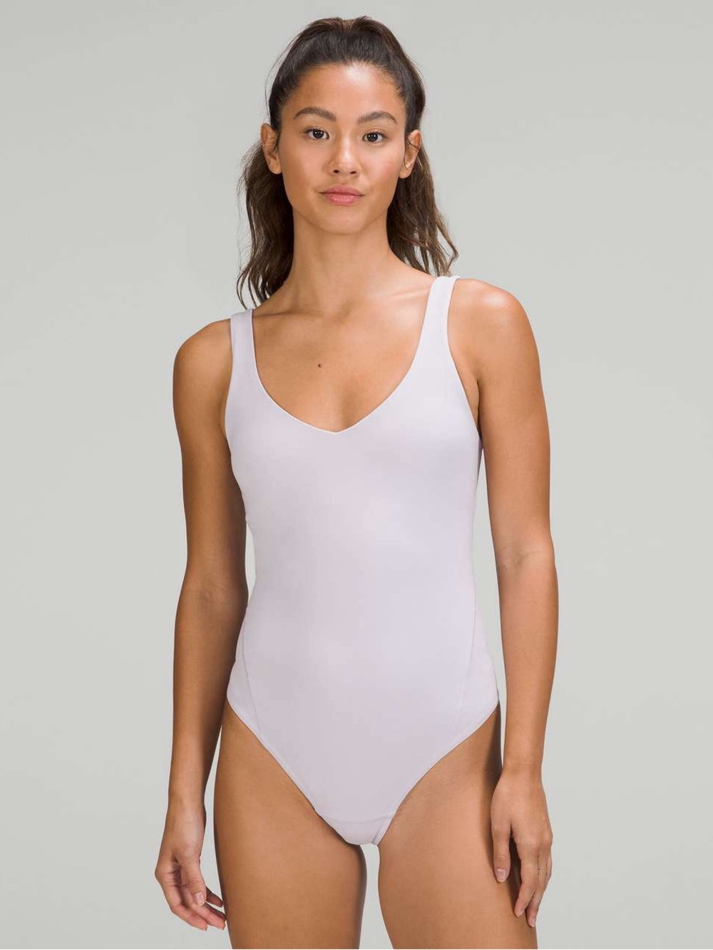 Lululemon Align Bodysuit in Faint Lavender, Size 6